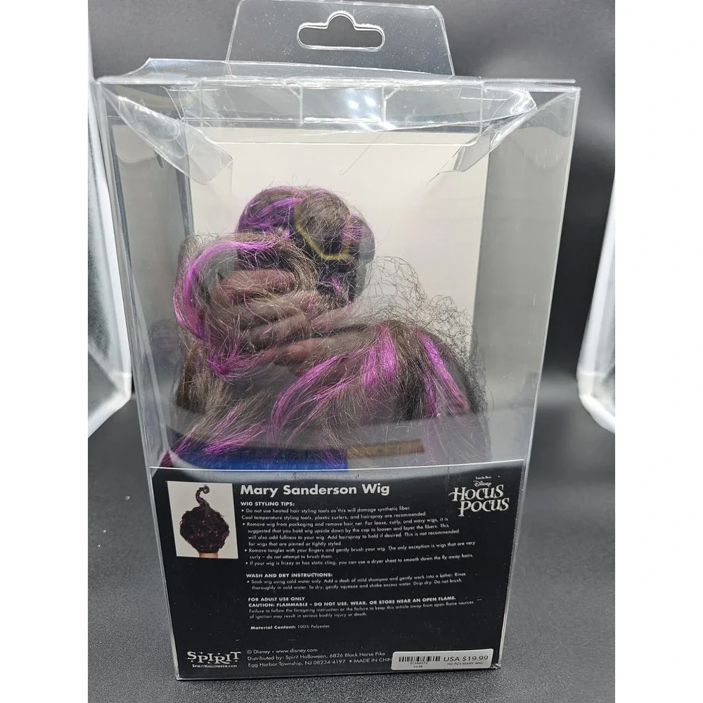 Disney's Hocus Pocus‎ Mary Sanderson Wig Halloween Costume Cosplay